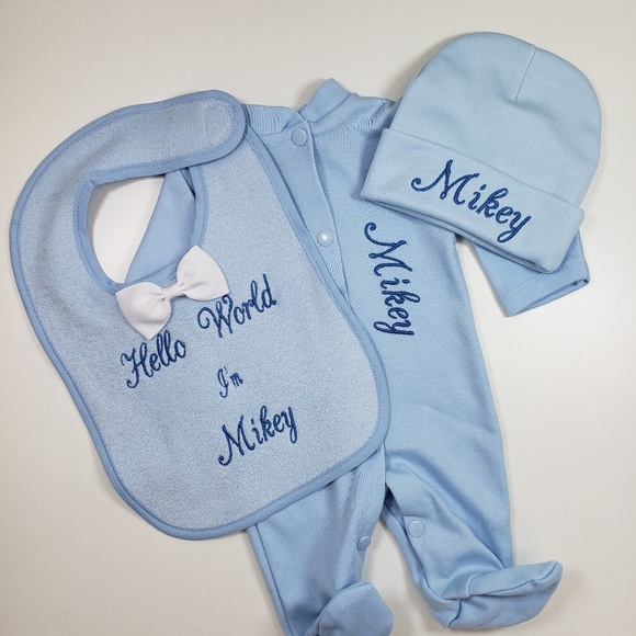 baby clothes personalized embroidery